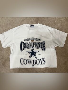 Kith for the NFL: Cowboys Vintage Tee ‘White’ Size LARGE
